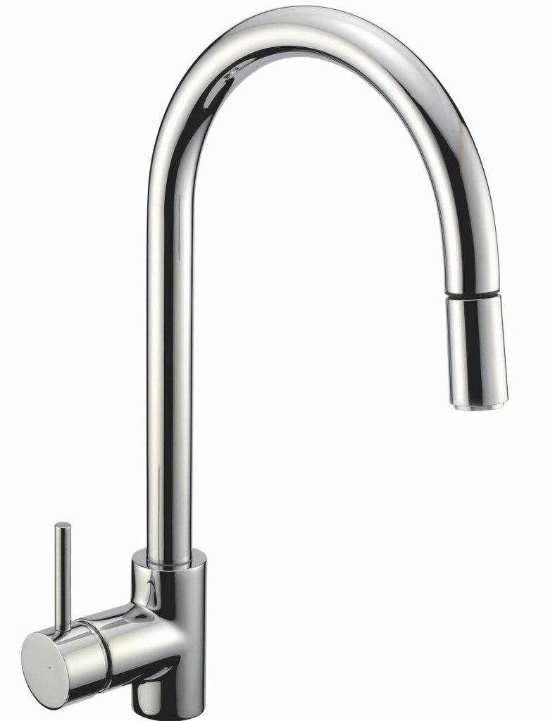 Rubinetto Cucina Miscelatore Monocomando Doccetta Estraibile Apell AP7790CR Cromato