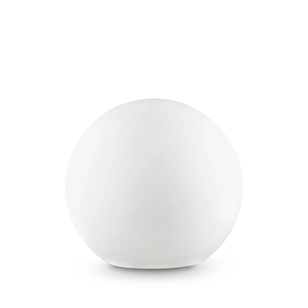 Piantana Moderna Sole Materie Plastiche Bianco 1 Luce E27 D50Cm
