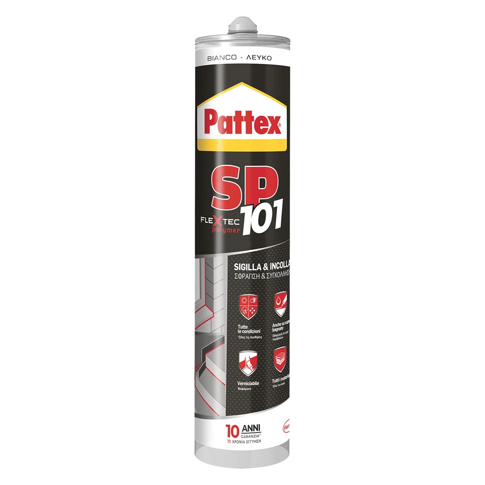 SIGILLANTE NEUTRO PER MULTIMATERIALI 'PATTEX SP101 nero  - PATTEX