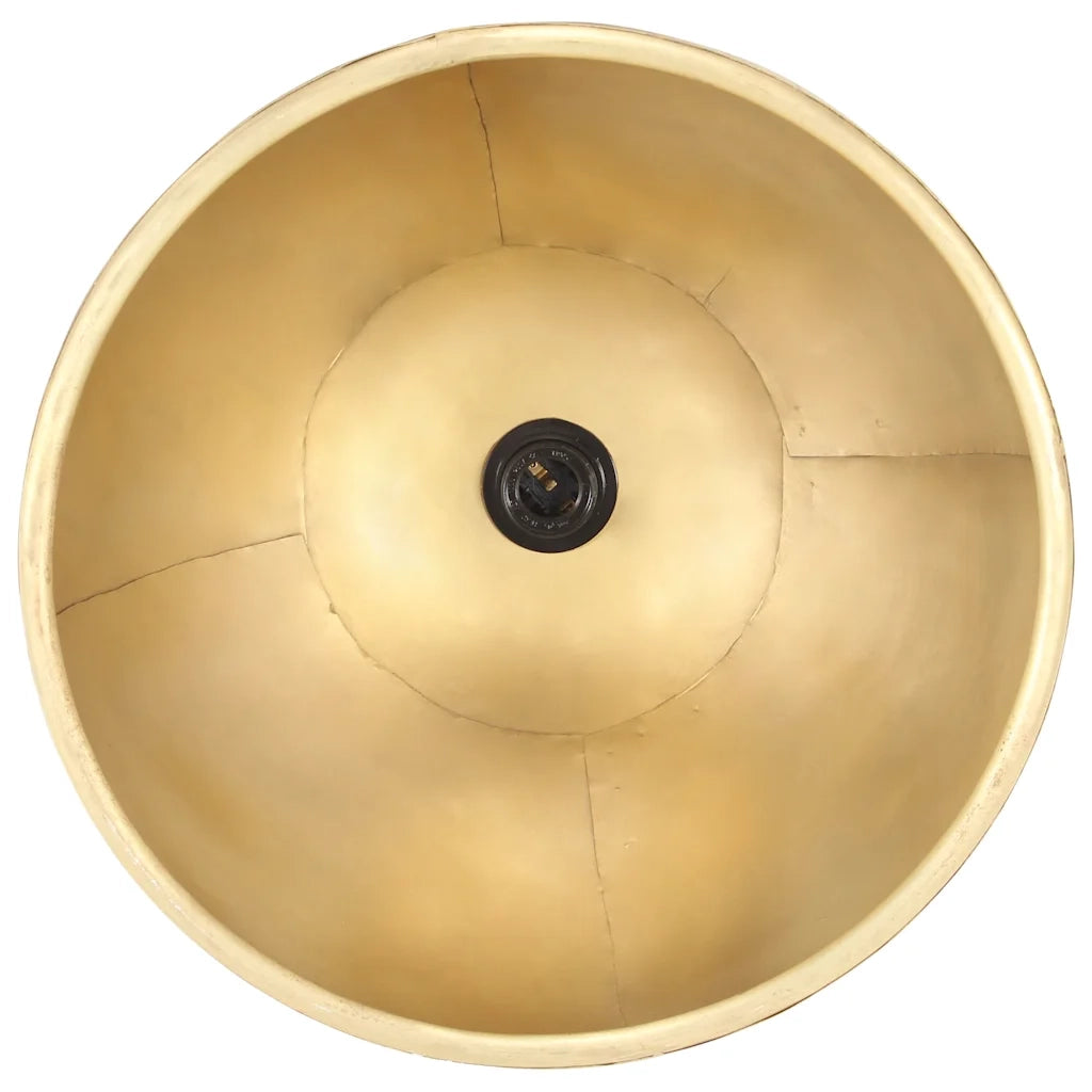 Lampada a Sospensione Industriale 25 W Ottone Rotonda 40 cm E27 CFW9341852