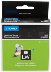 DYMO LW etichette di ritorno originali / 19 mm x 51 mm / rotolo da 500 etichette facilmente staccabili / autoadesive / per etichettatrici LabelWriter