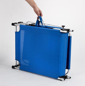 Lettino pieghevole Mykonos blu L1986361 