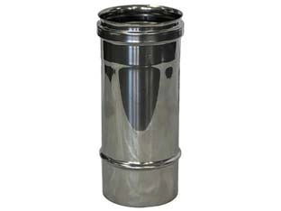 RACCORDO PER TUBO ACCIAIO INOX M/F AISI 304 MONOPARETE SPESSORE MM.0,5- - MF ø mm.80 - 1 pezzi