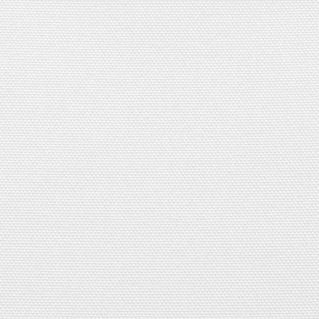 Parasole a Vela in Tessuto Oxford Rettangolare 2,5x3 m Bianco 135260