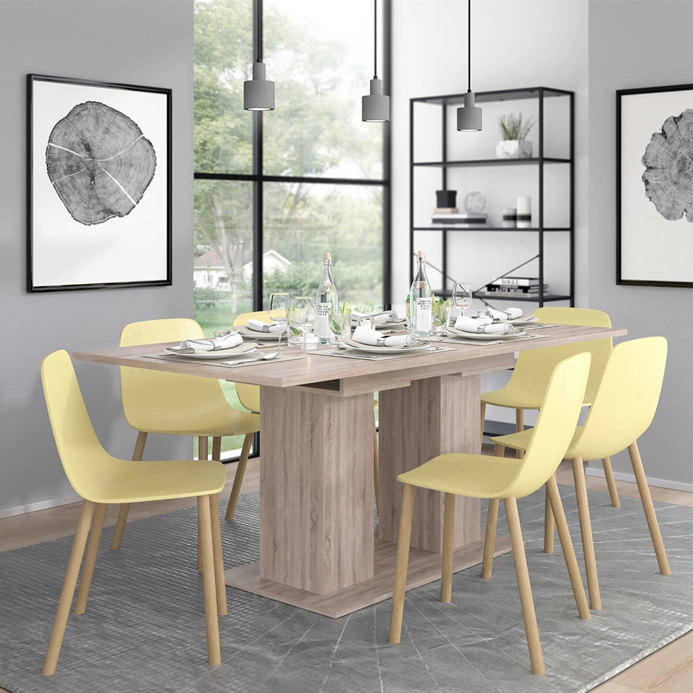 Vicco Tavolo da pranzo allungabile Sonoma 90 x 140 cm