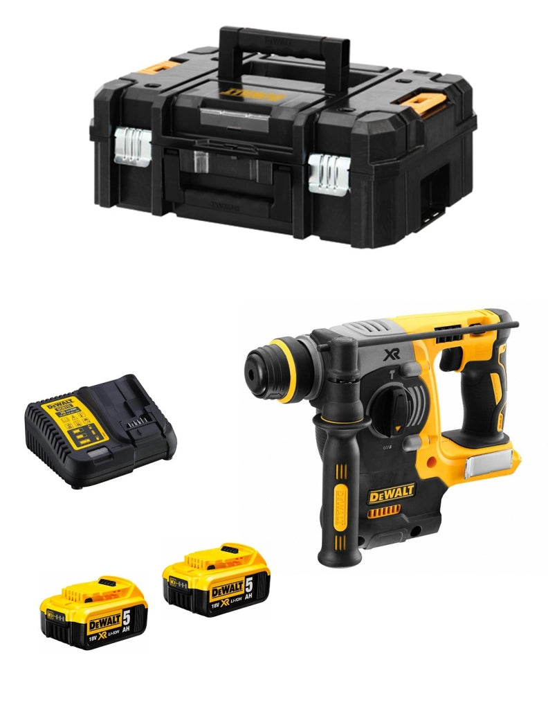 Tassellatore DeWALT DCH273P2T (2 x 5,0 Ah + DCB115 + TSTAK II)