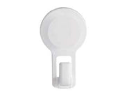 GANCIO BAGNO IN ABS- - mm.67x115x39 - colore bianco - 12 pezzi AGLAIA