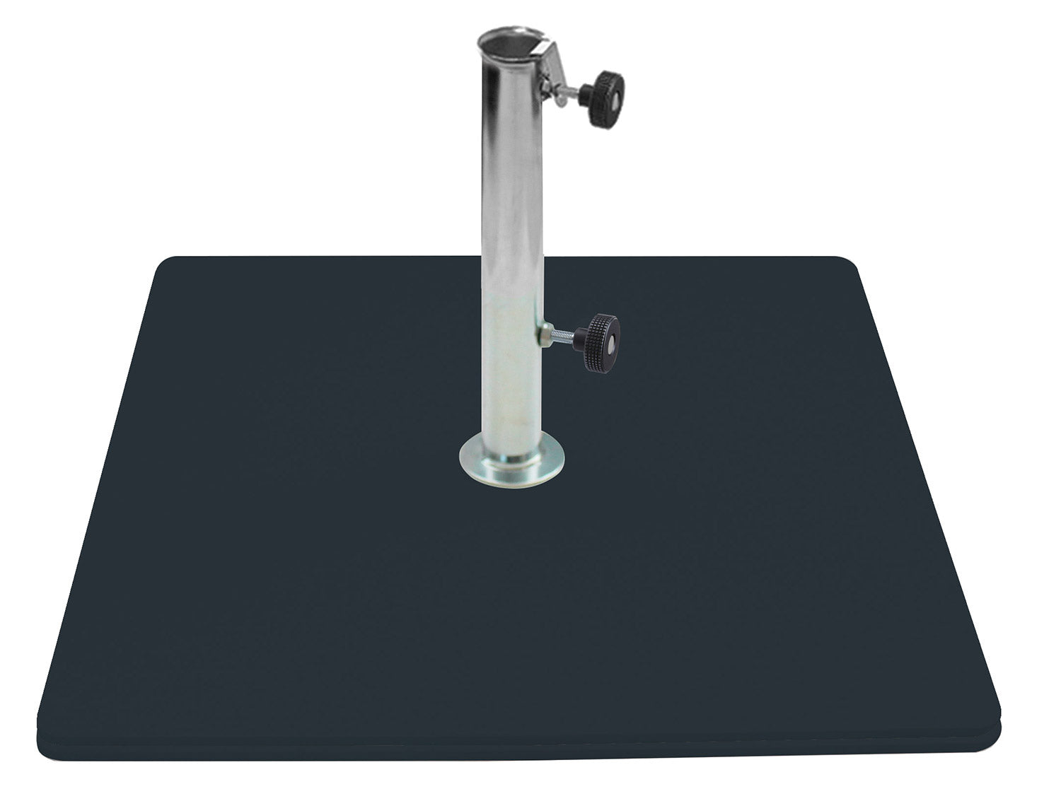 Base per Ombrellone da Giardino 60 Kg per Tubi Ø70mm in Metallo Grafite