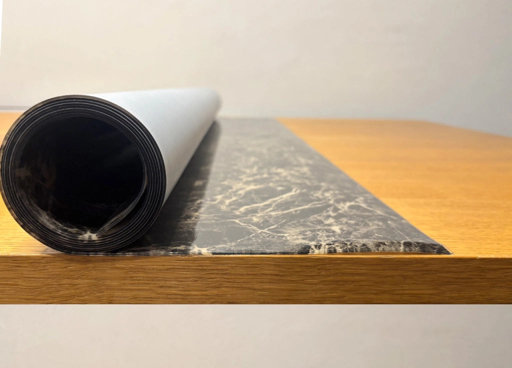 Tovaglia Antimacchia Plastificata PVC Proteggi Tavolo Crystal Marmo 1,55mm - 100X200 - D12