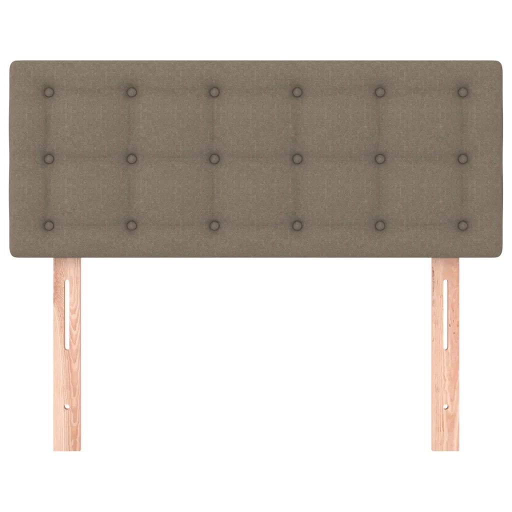 Testiera-Testata-Testiera Decorativa Tortora 80x5x78/88 cm in Tessuto 768821