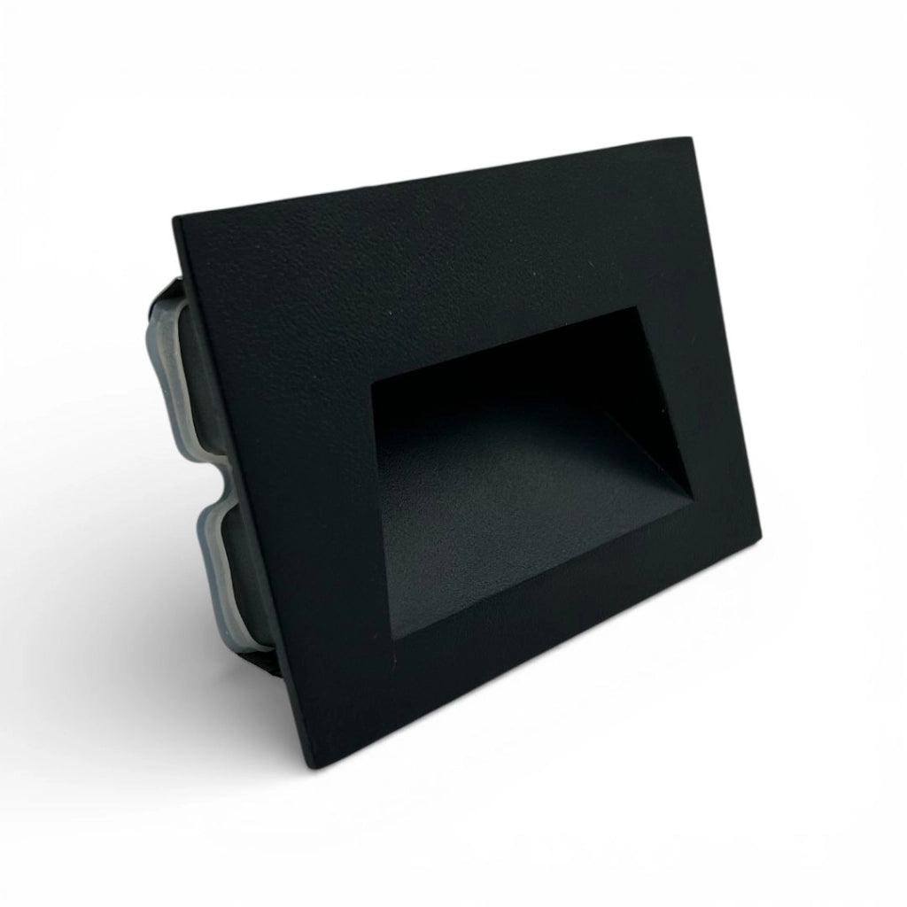 FARETTO LED SEGNAPASSO DA INCASSO IP65 5W NERO CON CCT SWITCH - ILLUMINAZIONE EFFICIENTE PER SCALE VIALI GIARDINI E TERRAZZI