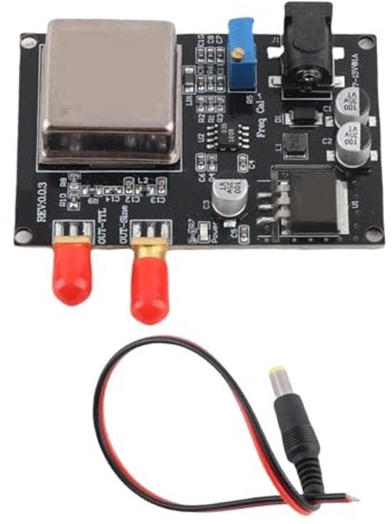 Modulo OCXO di Alta Prestazione - Oscillatore a Cristallo - Interface SMA - Output Stabile - Fonte di Frequenza - Duraturo - Stabilità Frequenziale