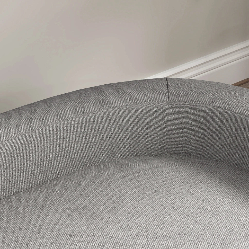 Divano per cani rialzato con cuscino sfoderabile, struttura in legno di pino, grigio, 98 x 67 x 25 cm