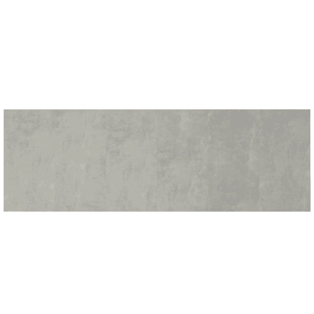 Testiera Letto con Comodini in Legno Multistrato Grigio Cemento