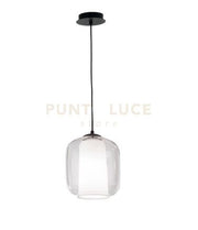 SOSPENSIONE BONNIE 2 VETRO TRASPARENTE 1 LUCE ATTACCO E27 D.22CM H.26CM