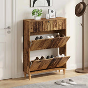 Mobile per scarpe ALKMAAR 78 x 24 x 103 cm Legno ingegnerizzato 896223
