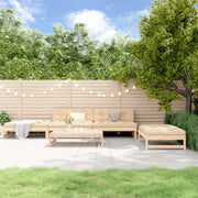Set Salotto da Giardino 5 pz in Legno Massello di Pino 3186634
