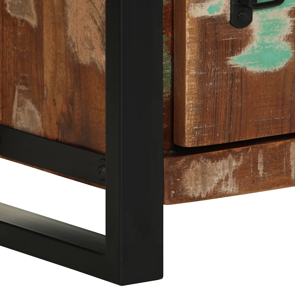 vidaXL Mobile da Bagno 40x30x90 cm in Legno Massello di Recupero