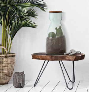 Vaso Garden Ø21,5x43,5 cm Vetro Trasparente