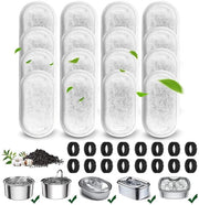 Filtro per fontana per gatti - Filtri di sostituzione - Ideale per gatti - Adatto per 108oz/3.2L e 67oz/2L - Filtro idrico - 32 pezzi