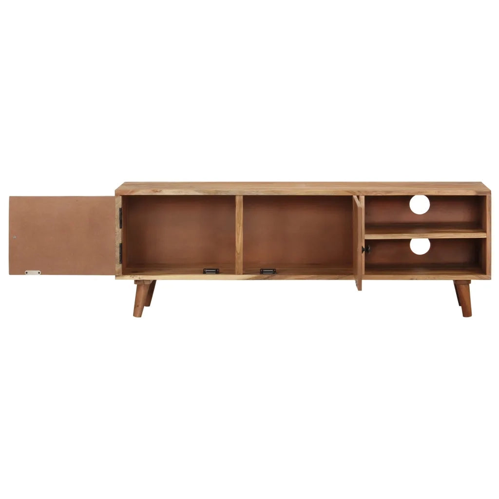 Mobile Porta TV 115x30x39 cm in Legno Massello di Acacia cod mxl 13056