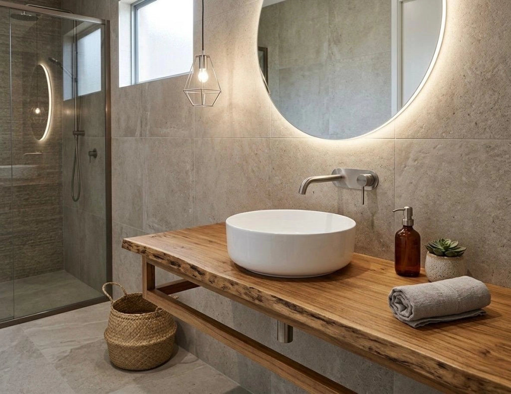 Lavabo bacinella d'appoggio tondo D33 cm in ceramica Bianco