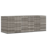 Contenitore da Giardino in Rattan PE 291x100,5x104 cm Grigio cod mxl 57553