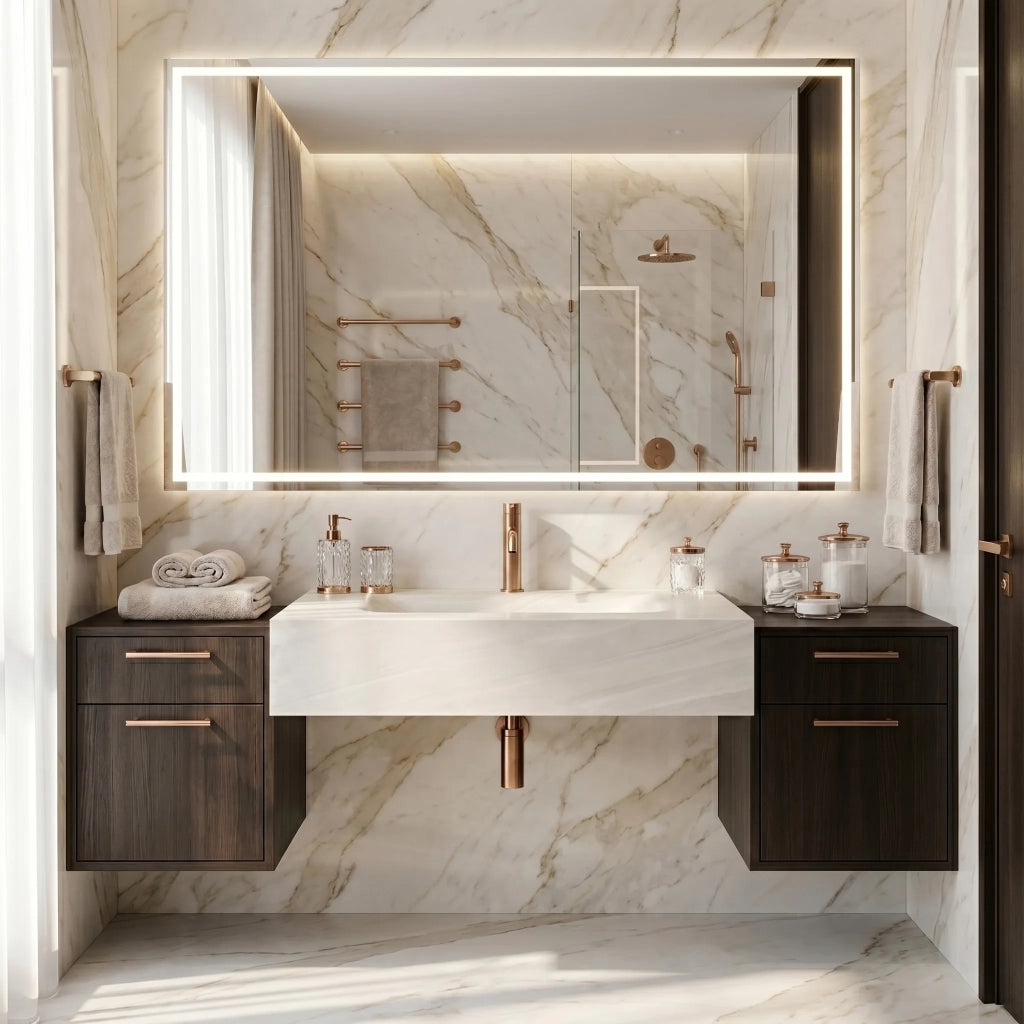 Lavabo Sospeso Rea Apollo Gran Cloud Sky 80