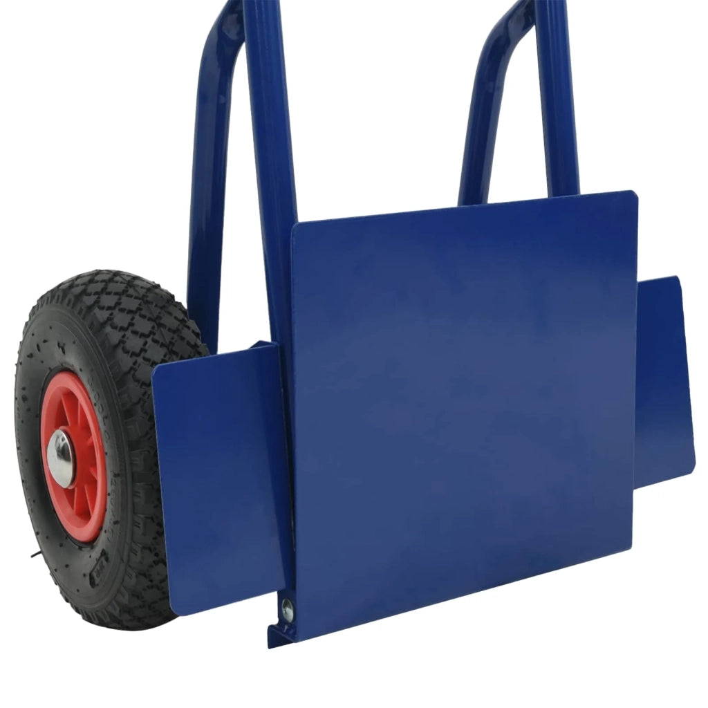 Carrello Pieghevole Estensibile Blu e Rosso 49,5 x 53 x 114 cm CFW9392505