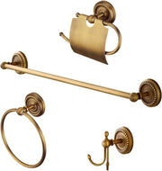 Set di accessori da bagno in stile art déco con messins per fissaggio alla parete