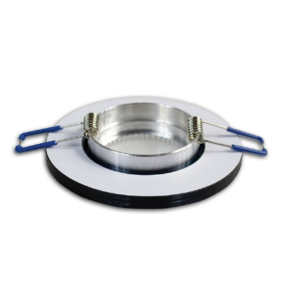 Trade Shop - Portafaretto Da Incasso Tondo Vetro Effetto Specchio Supporto Controsoffitto P19 -