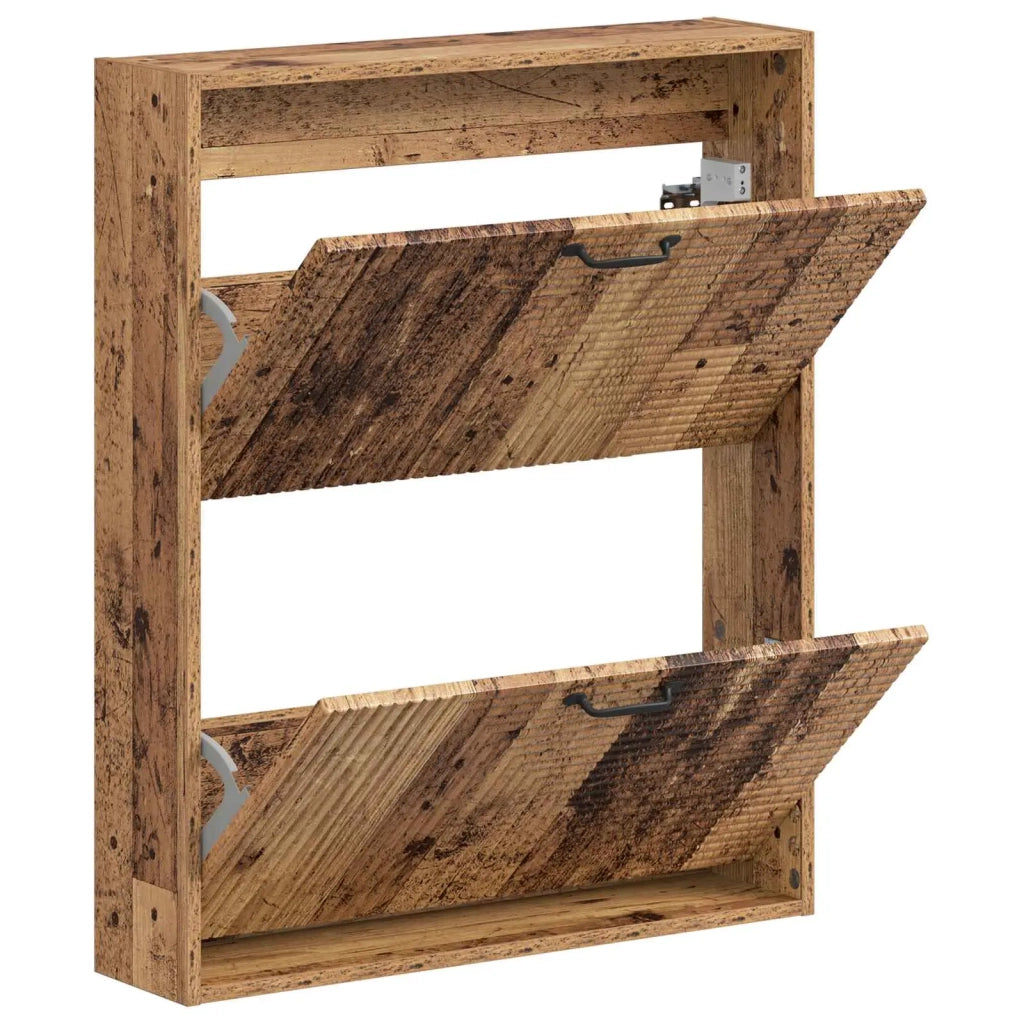 Mobiletto per Scarpe da Muro HAARLEM 71 x 17 x 86 cm 896863