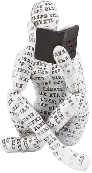 Donna Lettrice, Decorazione per Pannello, Donna Lettrice Decorazione Pannello, Tartaruga dei Libri Scultura, Donna Lettrice Piccola Forma Scultura Donna Lettrice Cattiva Scrivente Scrivania Libreria Pannello Decorativo Artigianale Scultura