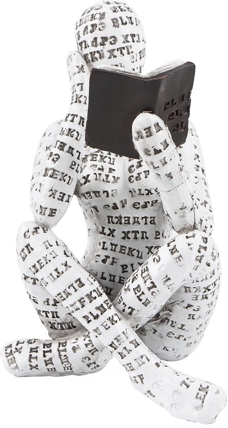 Donna Lettrice, Decorazione per Pannello, Donna Lettrice Decorazione Pannello, Tartaruga dei Libri Scultura, Donna Lettrice Piccola Forma Scultura Donna Lettrice Cattiva Scrivente Scrivania Libreria Pannello Decorativo Artigianale Scultura