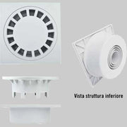 CHIUSINO SIFONATO IN PVC  25 x 25 Uscita 100110     STAMPLAST