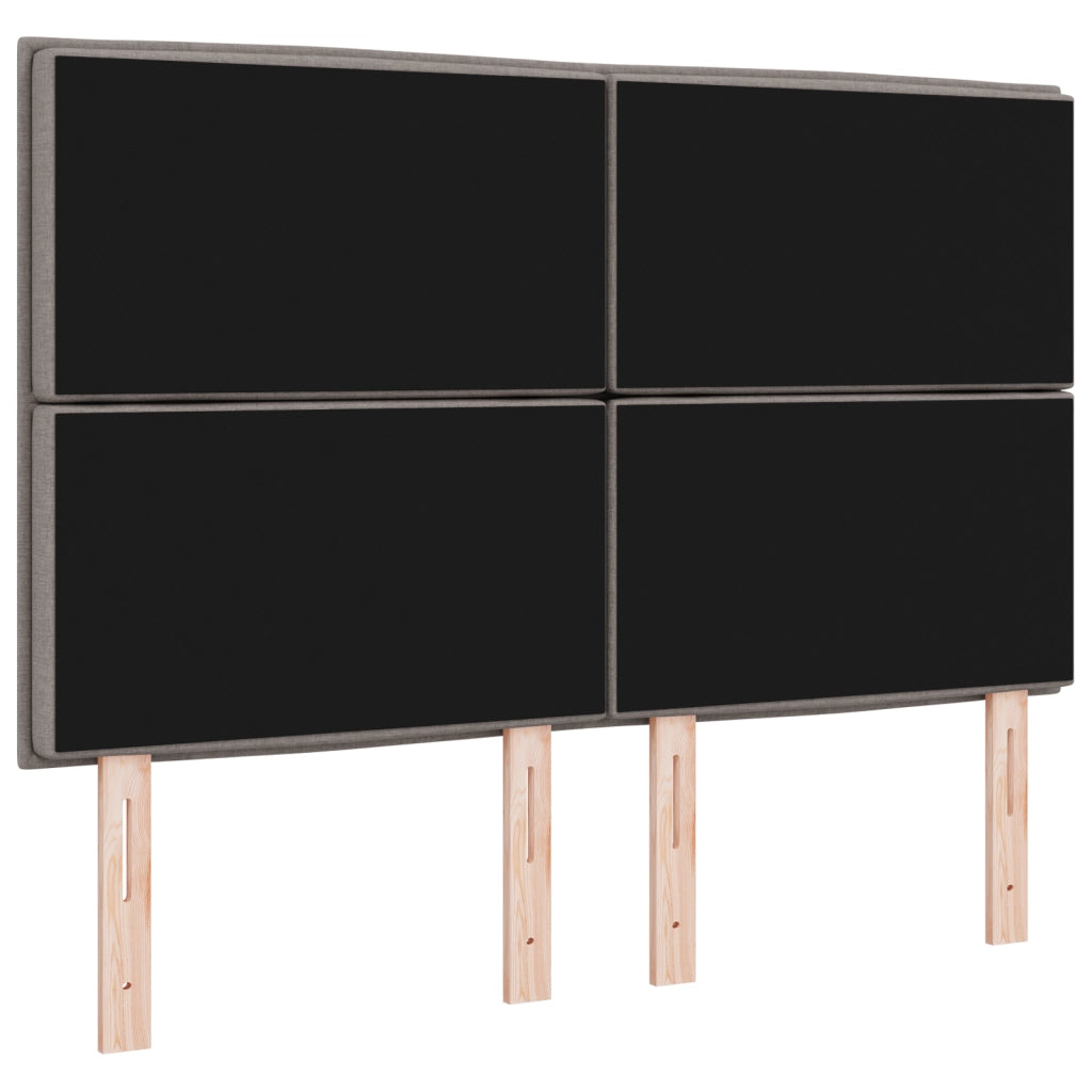 Testiera Design Lines Tortora 140 cm Tessuto