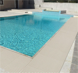Tappeto Gomma Bordo Piscina Rotolo 15 MT Multiuso Lavello Beige