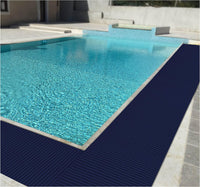 Tappeto Gomma Bordo Piscina Rotolo 15 MT Multiuso Lavello Blu