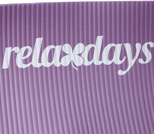 Tappetino yoga spessore 1 cm cinturino in gomma trasporto ginnastica pilates aerobica viola 13_0002843_8