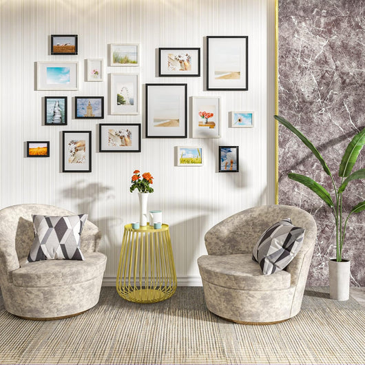 Cornice per Foto 15x20 cm da Parete e Tavolo, Montaggio Verticale o Orizzontale, Cornice per Poster con Cornice in Legno e Pannello in Plastica, Nero