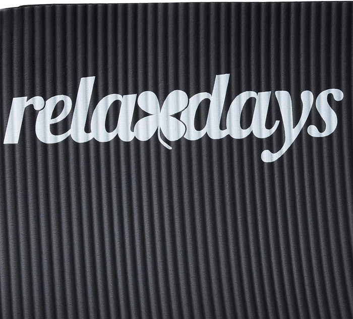 Tappetino yoga spessore 1 cm cinturino in gomma trasporto ginnastica pilates aerobica nero 13_0002843_3