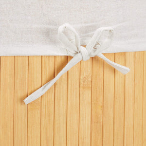 Cesto portabiancheria pieghevole con sacco triangolare 65 cm bambù natura 13_0001902_8