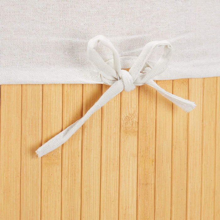 Cesto portabiancheria pieghevole con sacco triangolare 65 cm bambù natura 13_0001902_8