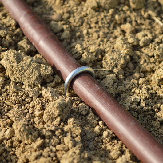 Picchetti Tubo Irrigazione in Acciaio FE37, Set 300 Picchetti Ancoraggio ø3 mm, Picchetti per Irrigazione 17 cm, Picchetti a U