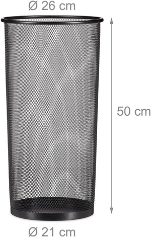 Portaombrelli in metallo 50 cm nero 13_0002218_2