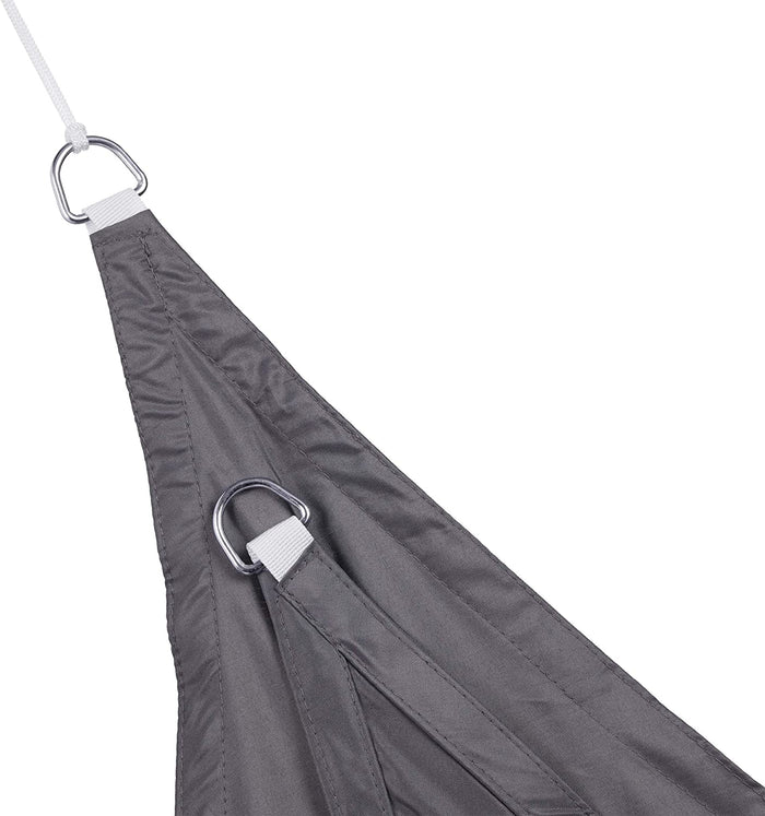 Vela ombreggiante triangolare 6 x 6 x 6 m grigia 13_0002940_4