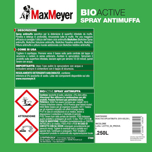 Spray Antimuffa per Muri in Ambienti Umidi BIOACTIVE, 0.25L