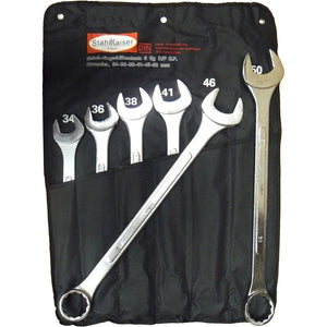 SET CHIAVI COMBINATE STELLA E FISSA 6pz 34-50mm ACCIAIO STAHLKAISER 13567