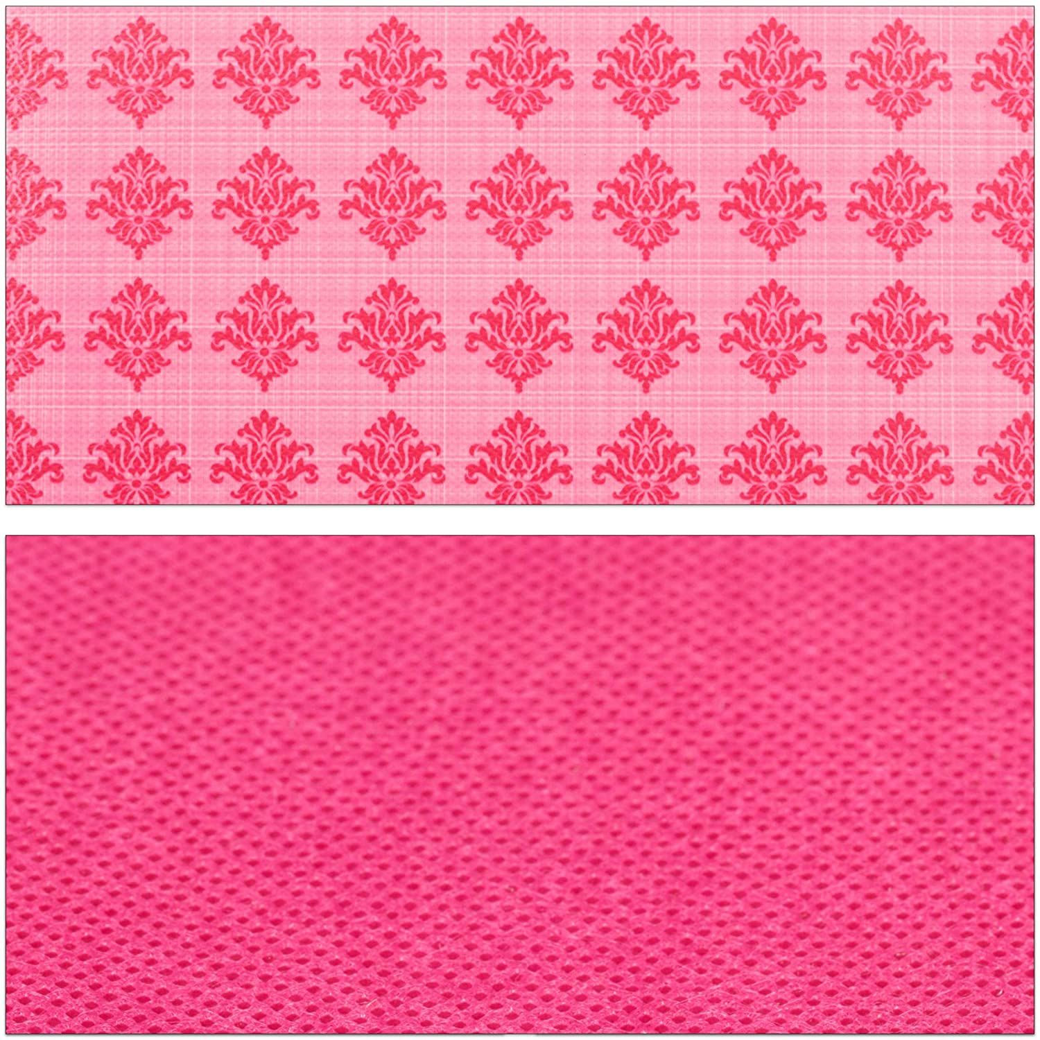 Sgabello baule contenitore per giocattoli, pouf portaoggetti per bambini rosa 13_0002763