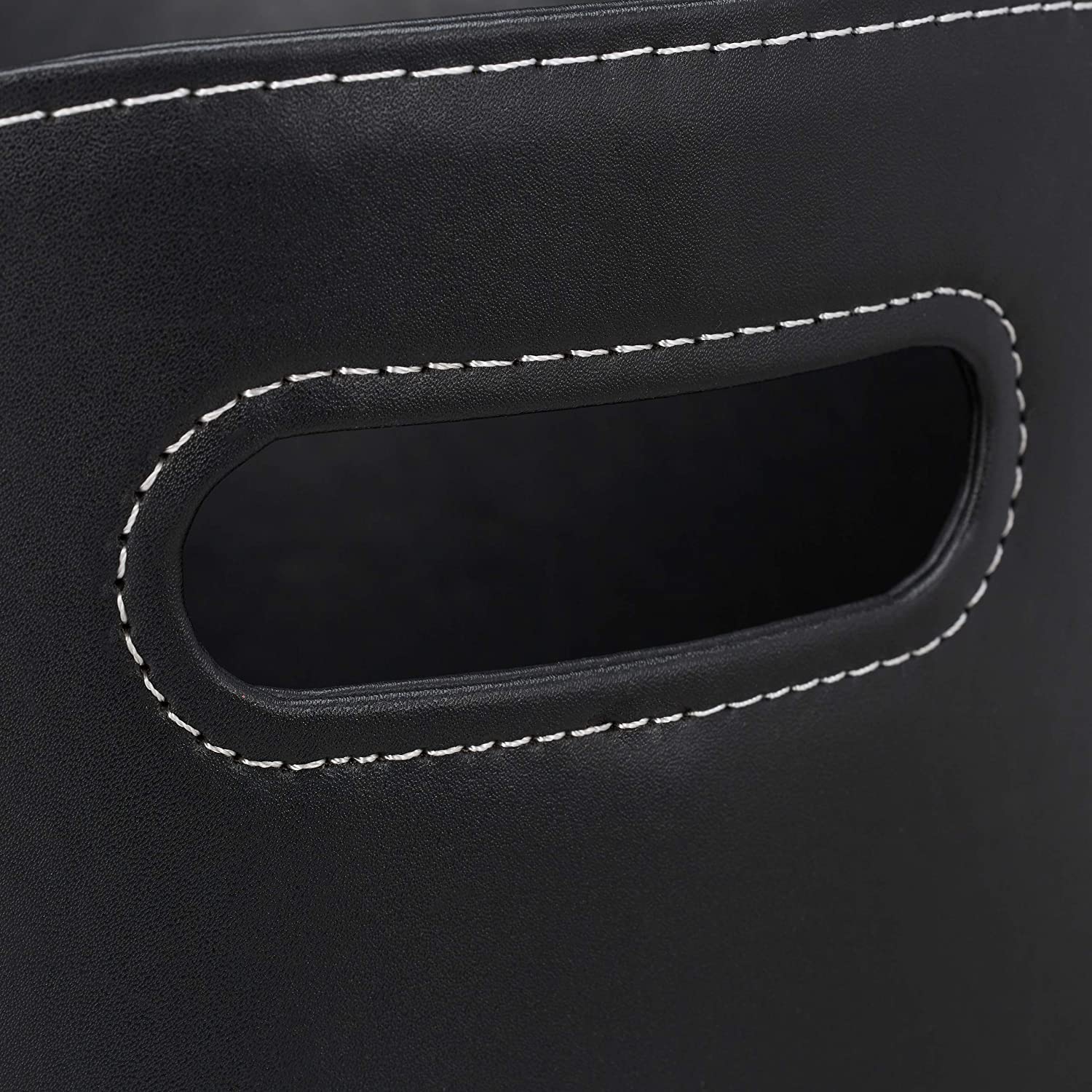 Accessorio per caminetto portalegna 55 cm nero sintetico 13_0001898